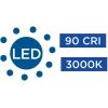 Progress Lighting 6-Inch Square Cylinder Outdoor LED Wall Sconce, 2-Light Modern Wall Mount LED Up and Down Lights, Interior and Exterior Lighting for Home or Porch, Aluminum, White (P5644-30-30K)(Gray)