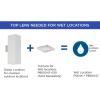 Progress Lighting 6-Inch Square Cylinder Outdoor LED Wall Sconce, 2-Light Modern Wall Mount LED Up and Down Lights, Interior and Exterior Lighting for Home or Porch, Aluminum, White (P5644-30-30K)(Gray)