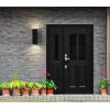Progress Lighting 6-Inch Square Cylinder Outdoor LED Wall Sconce, 2-Light Modern Wall Mount LED Up and Down Lights, Interior and Exterior Lighting for Home or Porch, Aluminum, White (P5644-30-30K)(White)