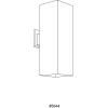 Progress Lighting 6-Inch Square Cylinder Outdoor LED Wall Sconce, 2-Light Modern Wall Mount LED Up and Down Lights, Interior and Exterior Lighting for Home or Porch, Aluminum, White (P5644-30-30K)(White)