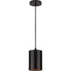 Progress Lighting Cylinder Collection 5-Inch 1-Light Antique Bronze Modern Outdoor LED Hanging Pendant Light(Bronze)