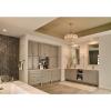 Progress Lighting Glimmer Collection 5-Light Silver Ridge Clear Glass Luxe Pendant Light