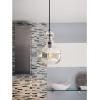 Progress Lighting Opal Globes Collection 1-Light White Glass Modern Pendant Light(Bronze)