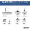 Progress Lighting P5320-134 Glimmer One-Light Mini-Pendant, Silver Ridge(Antique Bronze)
