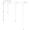 Progress Lighting P8741-20 Aluminum Cylinder Accessories Outdoor, 18-Inch Length, Antique Bronze(White)