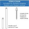 Progress Lighting P8741-20 Aluminum Cylinder Accessories Outdoor, 18-Inch Length, Antique Bronze(White)