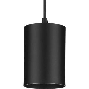 Progress Lighting P550099-031-30 5IN CYL RNDS Cylinder, Black, 7.25×5.00×5.00