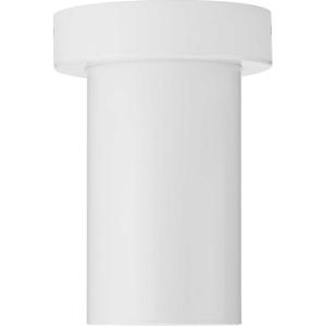 Progress Lighting P550140-030 Adjustable Ceiling Mount, 1-Light 60 Watts, White(White)