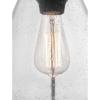 Progress Lighting Range Collection 1-Light Clear Seeded Glass Coastal Pendant Light Antique Bronze
