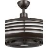 Progress Lighting Sanford 24″ Enclosed Indoor/Outdoor Ceiling Fan with LED Light