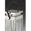 Progress Lighting Union Square Collection 2-Light Clear Flat Glass Farmhouse Outdoor Close-to-Ceiling Light Stainless Steel