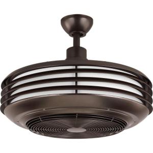 Progress Lighting Sanford 24″ Enclosed Indoor/Outdoor Ceiling Fan with LED Light