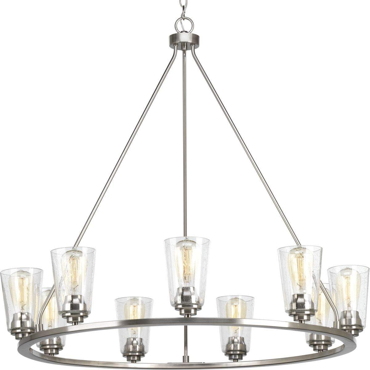 image:imageProgress Lighting Debut Collection NineLight ChandelierBrushed Nickel
