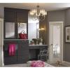 Progress Lighting Marche Collection 5-Light Grey Mylar Shade Luxe Chandelier Light Polished Nickel
