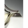 Progress Lighting Noma Collection 9-Light Etched White Glass Luxe Chandelier Light Antique Bronze(Antique Bronze)