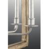 Progress Lighting Turnbury Collection 6-Light Coastal Chandelier Light Galvanized