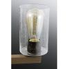 Progress Lighting Barnes Mill Collection 1-Light Clear Seeded Glass Farmhouse Mini-Pendant Light Antique Bronze