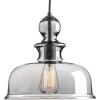 Progress Lighting Conestee Collection 6-Light Graphite Farmhouse Pendant Light(Black)