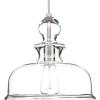 Progress Lighting Conestee Collection 6-Light Graphite Farmhouse Pendant Light(Nickel)