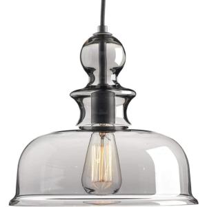 Progress Lighting Conestee Collection 6-Light Graphite Farmhouse Pendant Light(Black)