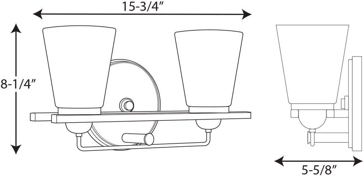 image:imageProgress Lighting P300001009 Flight Bath amp Vanity Brushed NickelBrushed Nickel
