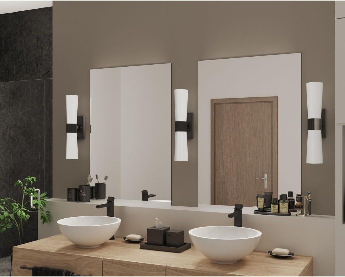 image:imageProgress Lighting P300062015 Zura Bath amp Vanity Chrome 2100x450x450Matte Black