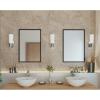 Progress Lighting P300062-015 Zura Bath & Vanity, Chrome, 21.00×4.50×4.50(Brushed Nickel)