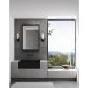 Progress Lighting P300062-015 Zura Bath & Vanity, Chrome, 21.00×4.50×4.50(Matte Black)