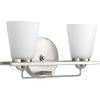 Progress Lighting P300001-009 Flight Bath & Vanity, Brushed Nickel(Brushed Nickel)