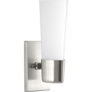 Progress Lighting P300062-015 Zura Bath & Vanity, Chrome, 21.00×4.50×4.50(Brushed Nickel)