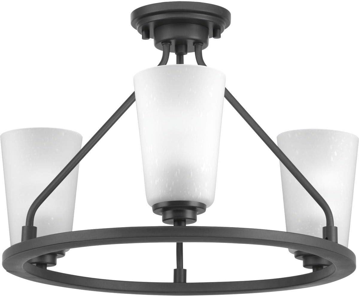 image:imageProgress Lighting Debut Collection 3Light Farmhouse Chandelier Light Brushed NickelBlack