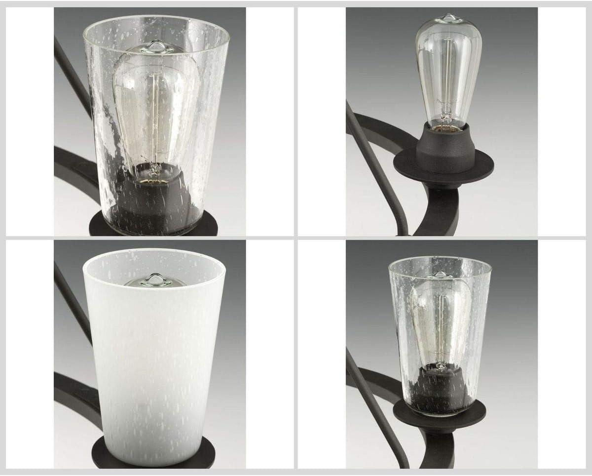 image:imageProgress Lighting Debut Collection 3Light Farmhouse Chandelier Light Brushed NickelBlack