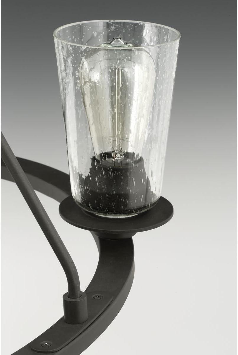 image:imageProgress Lighting Debut Collection 3Light Farmhouse Chandelier Light Brushed NickelBlack