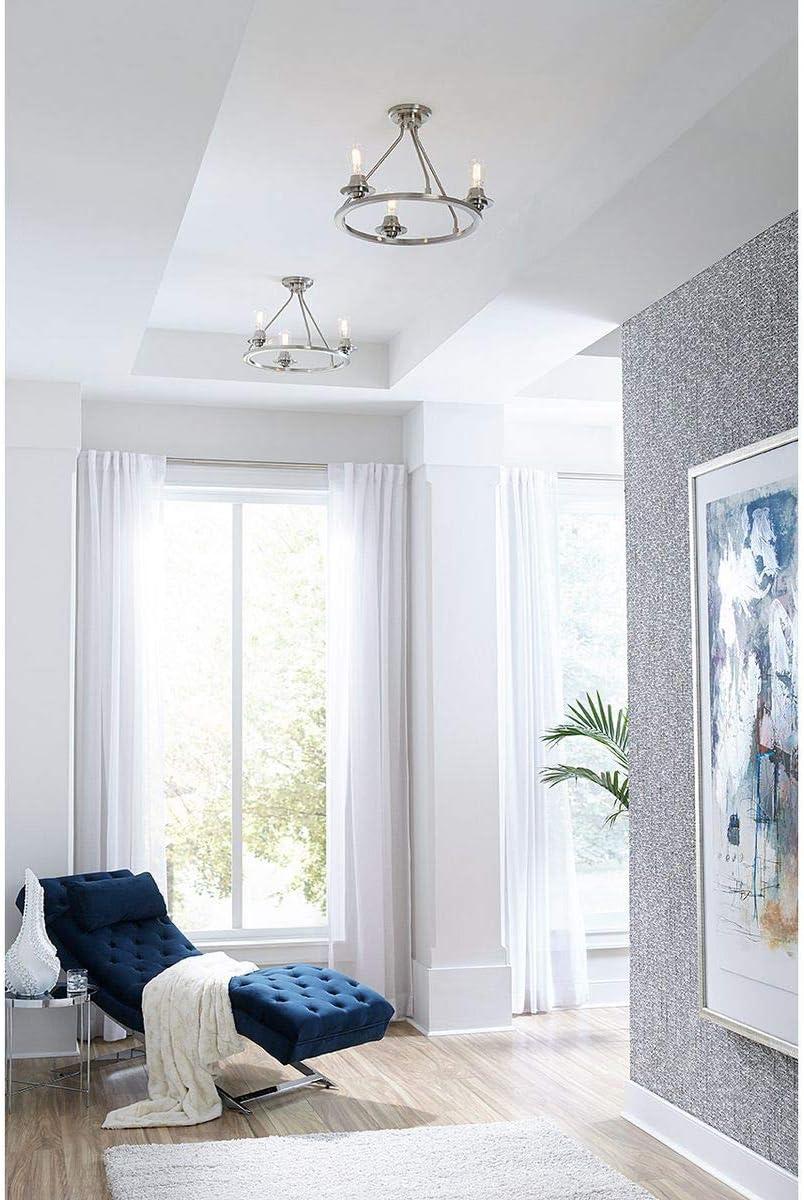 image:imageProgress Lighting Debut Collection 3Light Farmhouse Chandelier Light Brushed NickelNickel