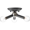 Progress Lighting P500015-143 Foton Three-Light Mini-Pendant, Brushed Nickel