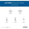 Progress Lighting Leyden Collection 5-Light Matte Black Farmhouse Chandelier Light, 20.00×22.38×22.38(Black)