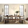 Progress Lighting Leyden Collection 5-Light Matte Black Farmhouse Chandelier Light, 20.00×22.38×22.38(Brushed Nickel)