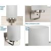 Progress Lighting Merry Collection 3-Light Etched Glass Brushed Nickel Transitional Bath Vanity Light(Nickel)
