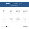 Progress Lighting Merry Collection 3-Light Etched Glass Brushed Nickel Transitional Bath Vanity Light(Nickel)