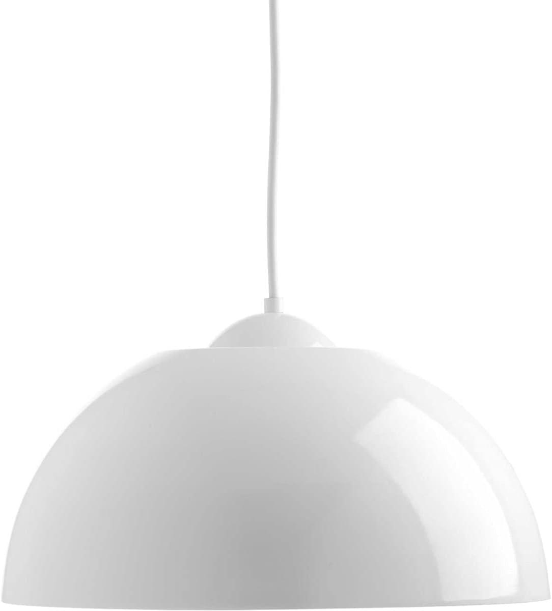 image:imageProgress Lighting 1LightPainted Silver Metal Shade Modern Pendant Light Dome LED Collection Indoor P53413030K9 WhiteWhite