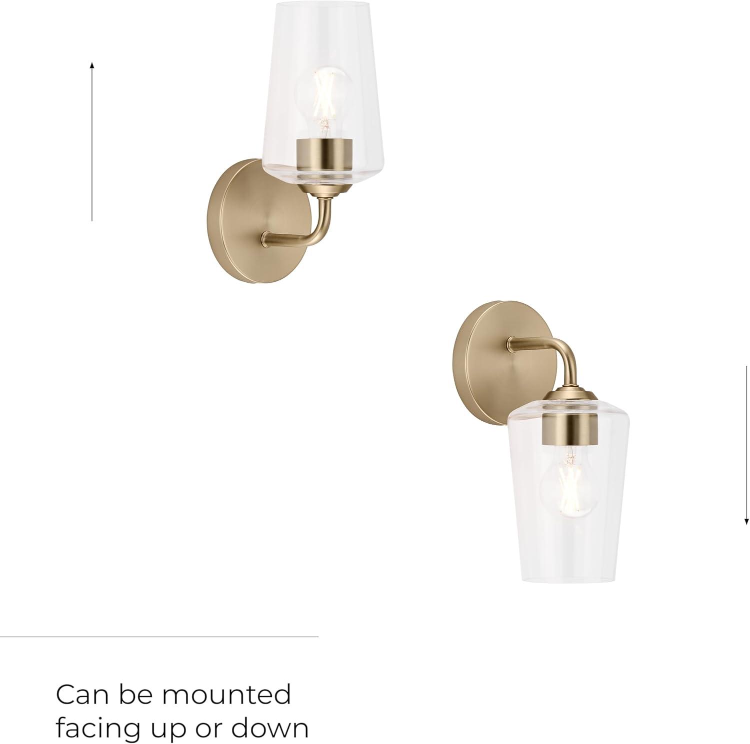 image:imageProgress Lighting Celino Collection OneLight Wall Sconce with Clear Glass Shade