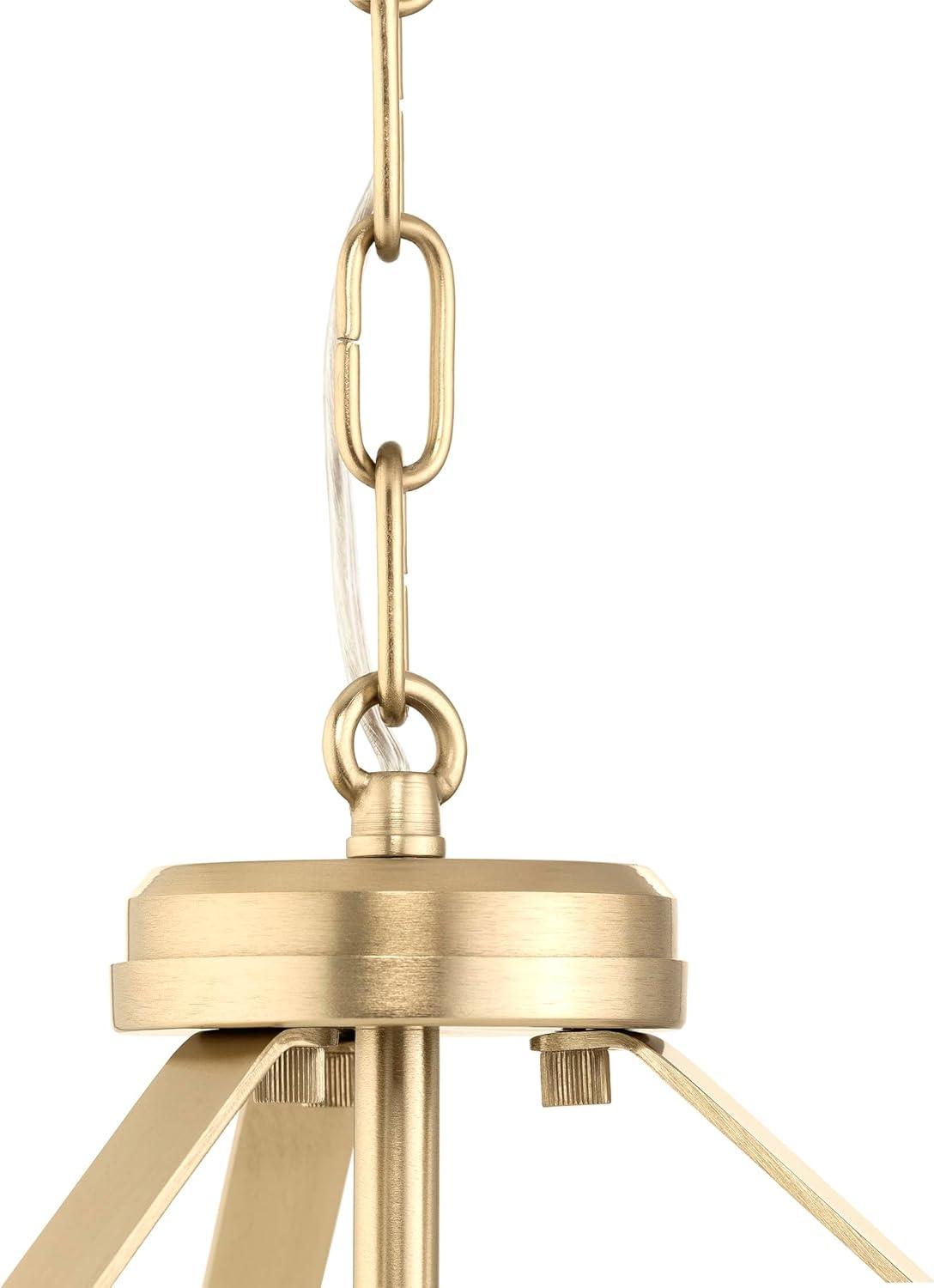 image:imageProgress Lighting Lieon Collection ThreeLight Large SemiFlush Convertible Light with White Glass Shade