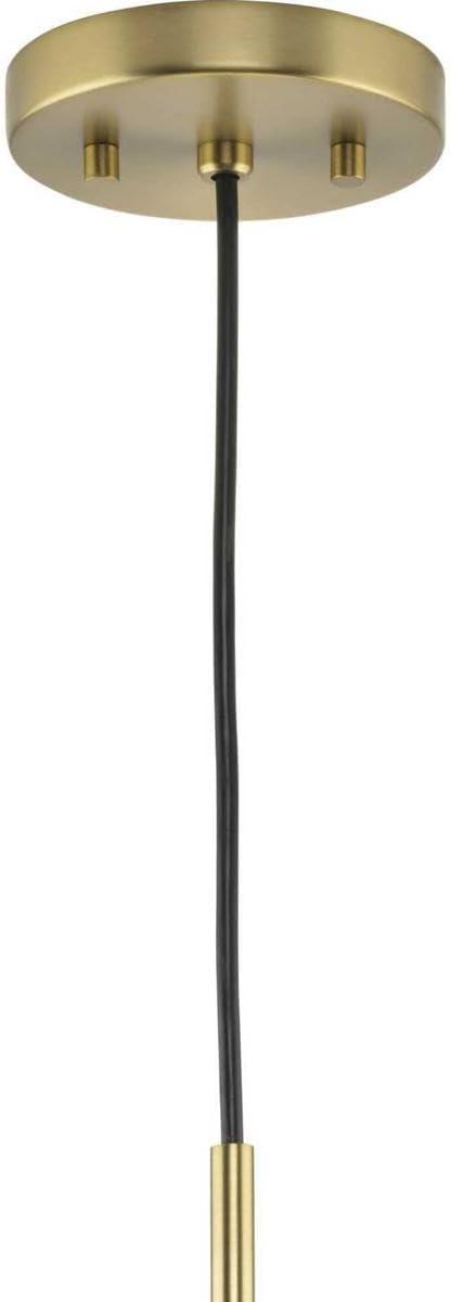 image:imageProgress Lighting Perimeter Collection OneLight Brushed Gold MidCentury Modern Pendant with Metal Shade P500379191Brushed Gold