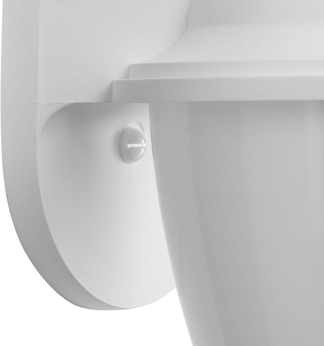 image:imageProgress Lighting Polycarbonate Outdoor 1Light White Acrylic Shade Traditional Outdoor Wall Lantern Light Textured BlackWhite