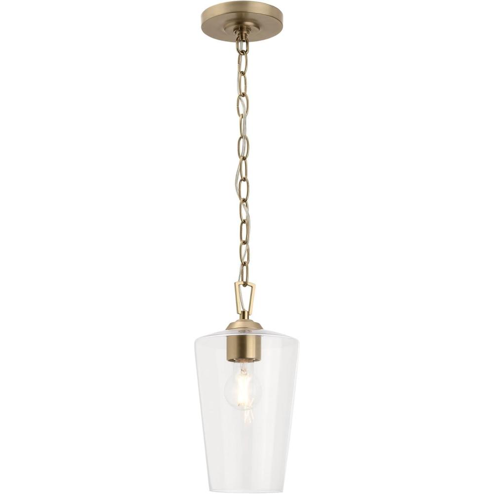 image:imageProgress Lighting Celino Collection OneLight MiniPendant with Clear Glass Shade