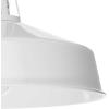Progress Lighting Cedar Springs Collection One-Light Gloss Black Metal Shade Farmhouse Outdoor Post Lantern (P540103-031)(Gloss Black)