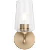 Progress Lighting Celino Collection One-Light Wall Sconce with Clear Glass Shade