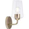 Progress Lighting Celino Collection One-Light Wall Sconce with Clear Glass Shade