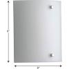 Progress Lighting Curve LED Collection 1-Light Modern Opal Shade Sconce, Indoor, P710102-060-30, White
