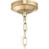 Progress Lighting Lieon Collection Three-Light Large Semi-Flush Convertible Light with White Glass Shade